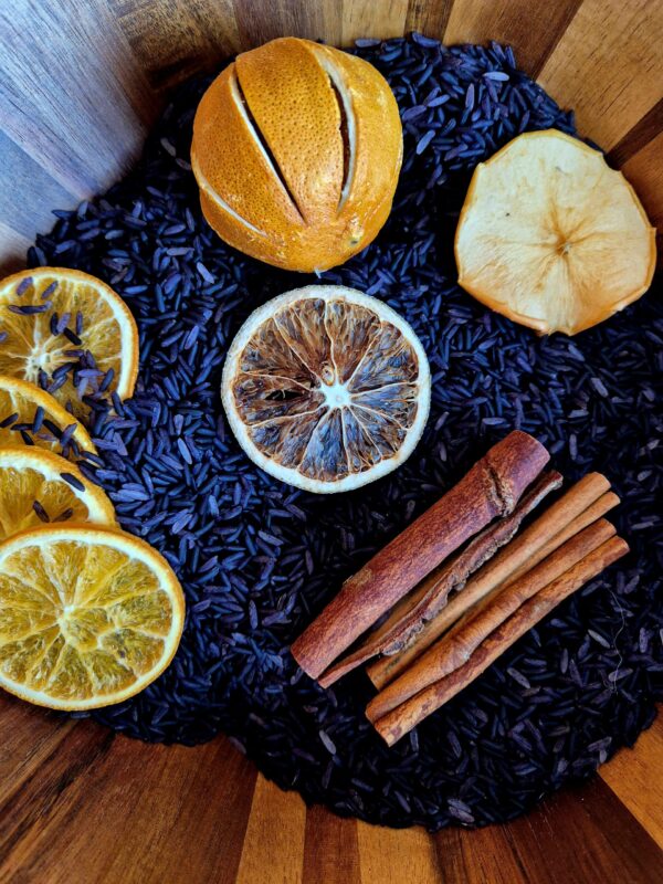 Calm Therapy Rice with dried oranges