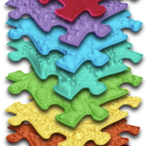 Rainbow Sensory Floor Tiles